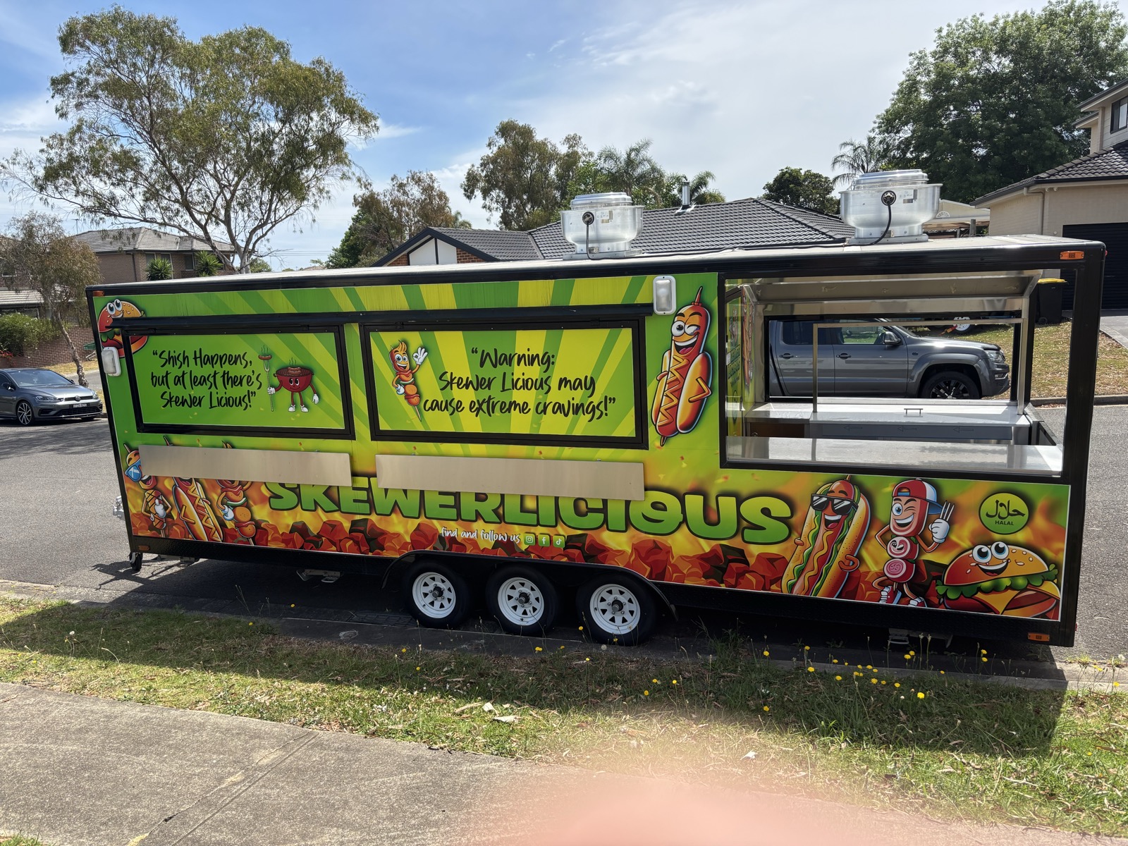 Custom themed food trailer
